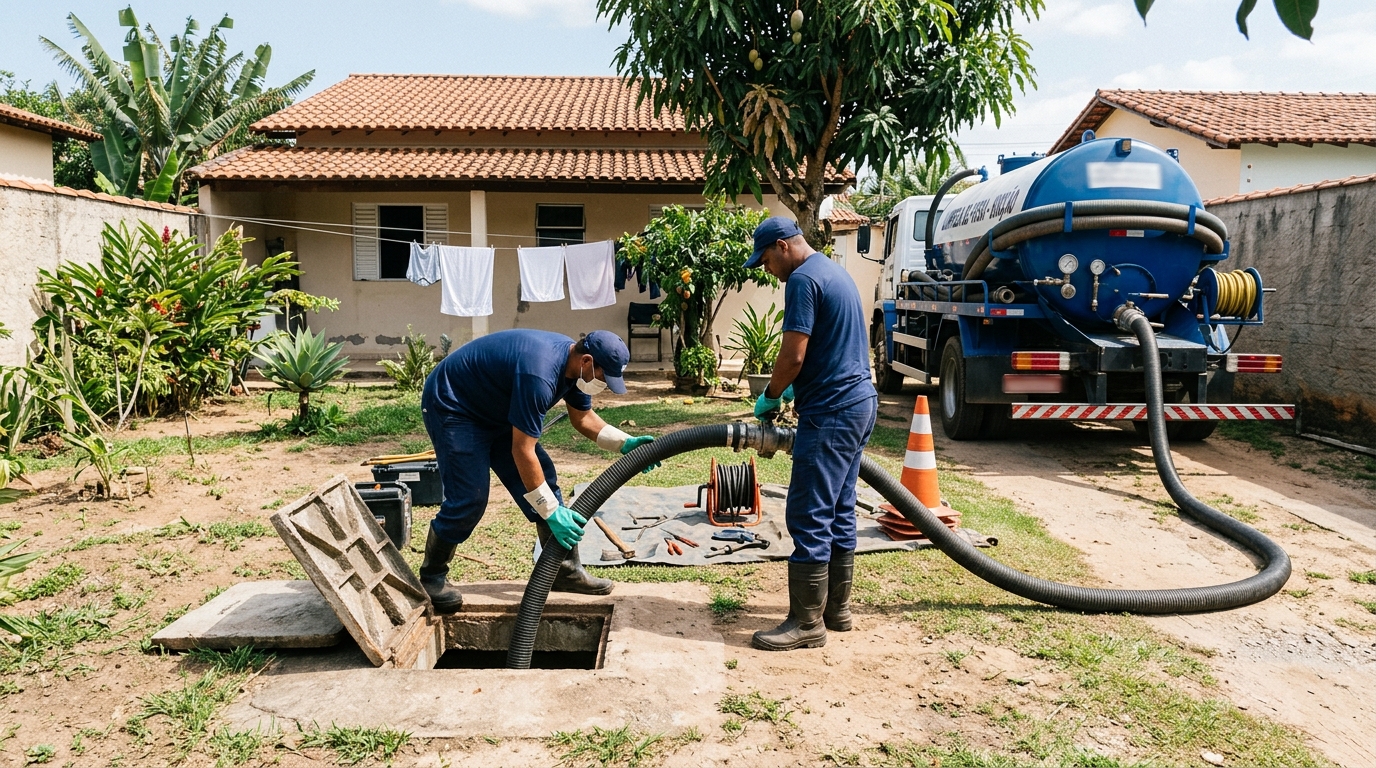 Limpeza de fossa séptica em Porto Velho-RO